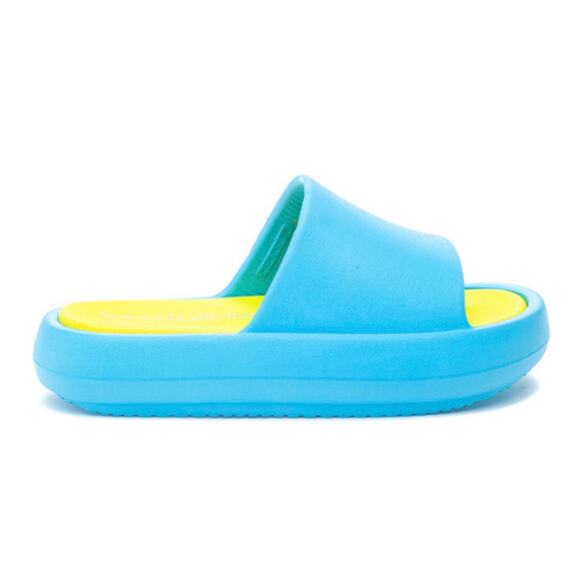 J/Slides Blue and Yellow Beach Slides - Picture 2 of 4